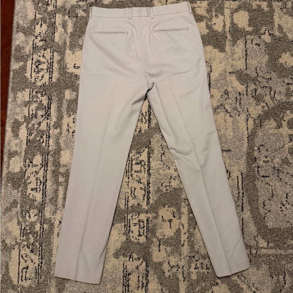 NWOT Charles Tyrwhitt Men’s Light Gray Dress Pants 34W 32L - Picture 5 of 5